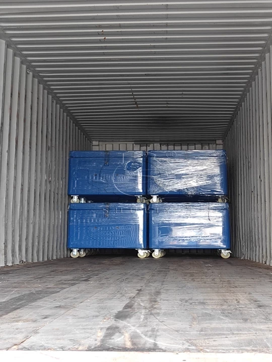 Livraison de conteneurs de stockage de glace carbonique
